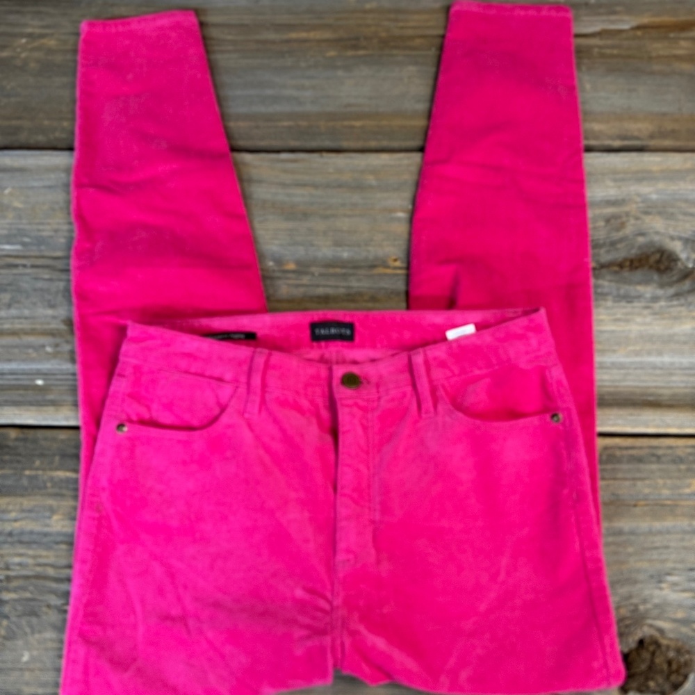Talbots Corduroy Jegging, Hot Pink, size 6